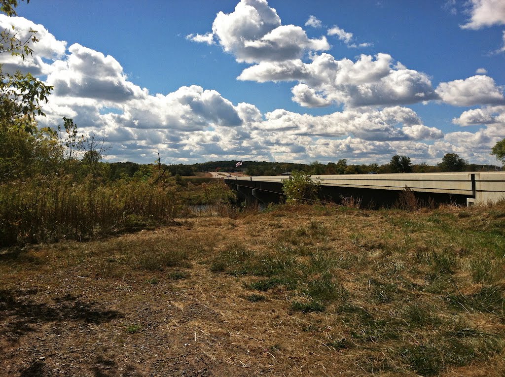 Seymour Cray Blvd. bridge over the Chippewa River by Aaron Carlson