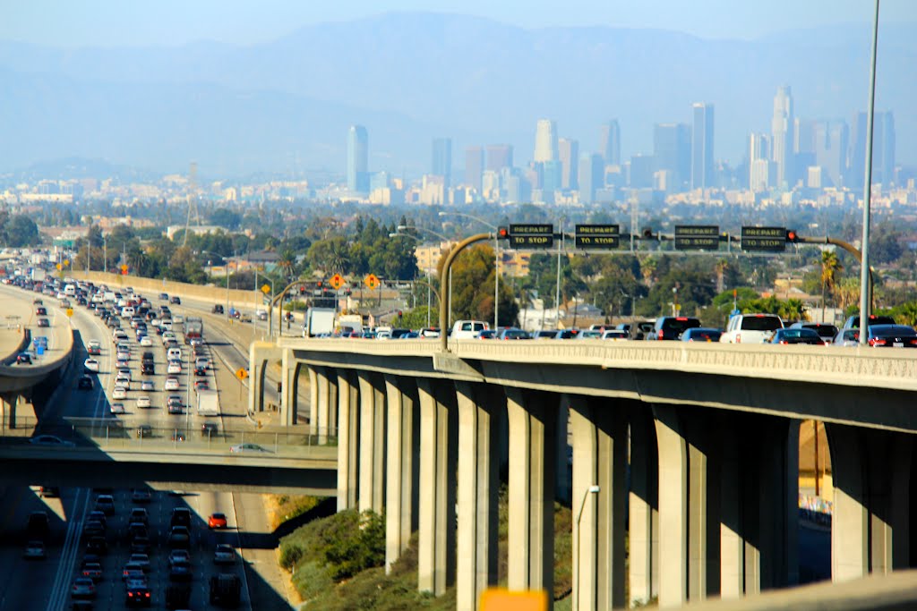 The 110 Meets the 105, Los Angeles, CA by MICHAEL  JIROCH  &  www.michaeljiroch.com