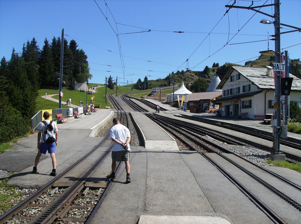 Rigikulm bahnhof by magyari tiha