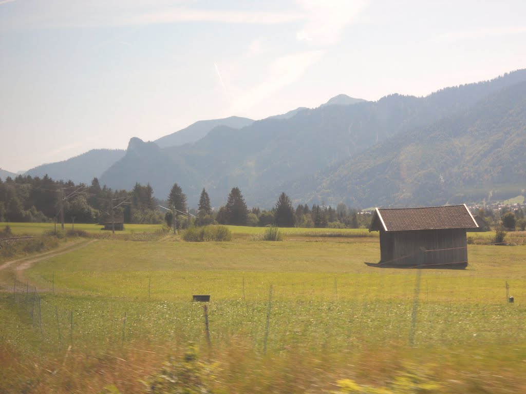 Bahnstrecke nach Oberammergau by Christoph Rohde