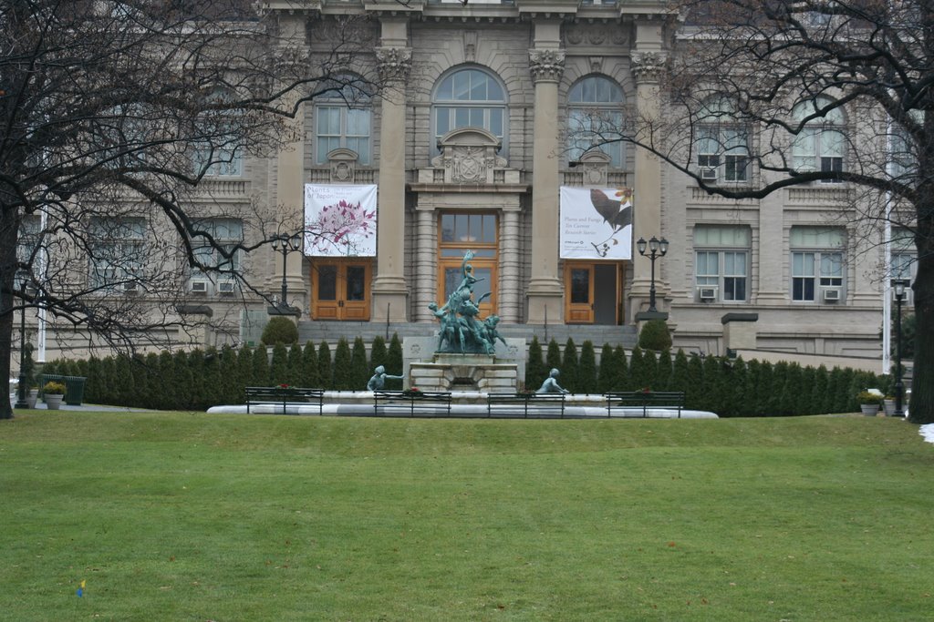 Mertz Library Front Lawn by Matthew Plante