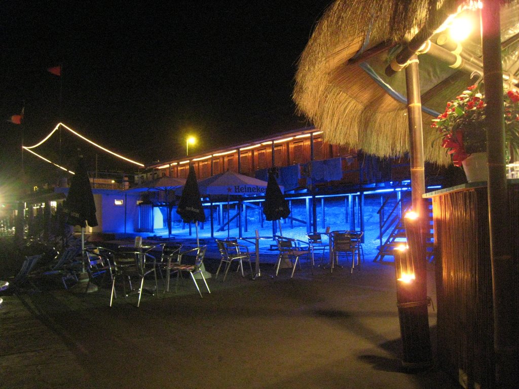 bagni serenella :beach bar by night by mauricio ghiggeri