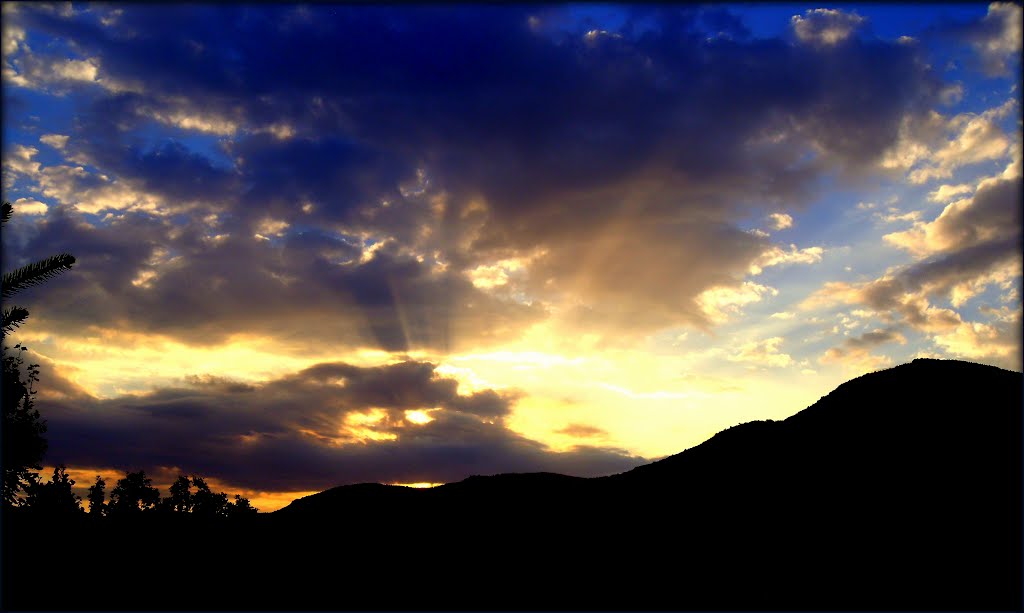 Evening light at Cercedilla by Andy Rodker