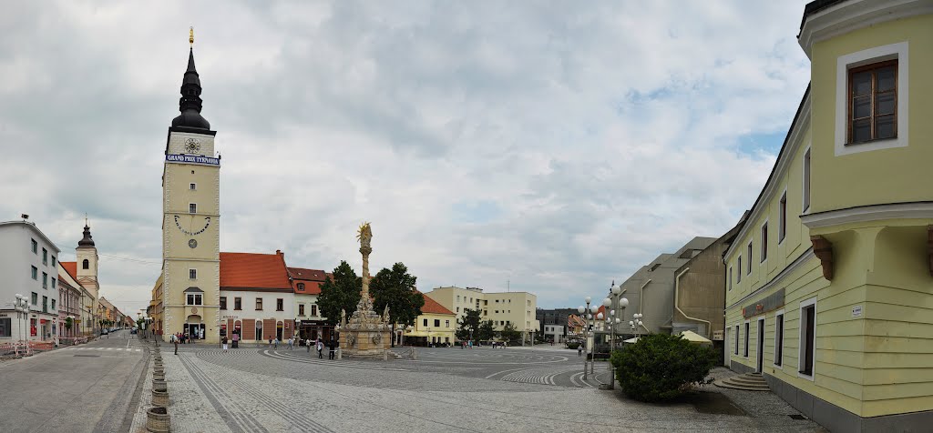 Trojičné námestie, Trnava, Slovakia by Ladislav Pazdera