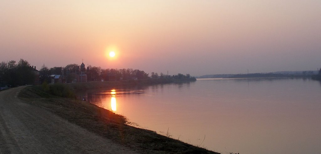 Orthodox Church, river Daugava by altma