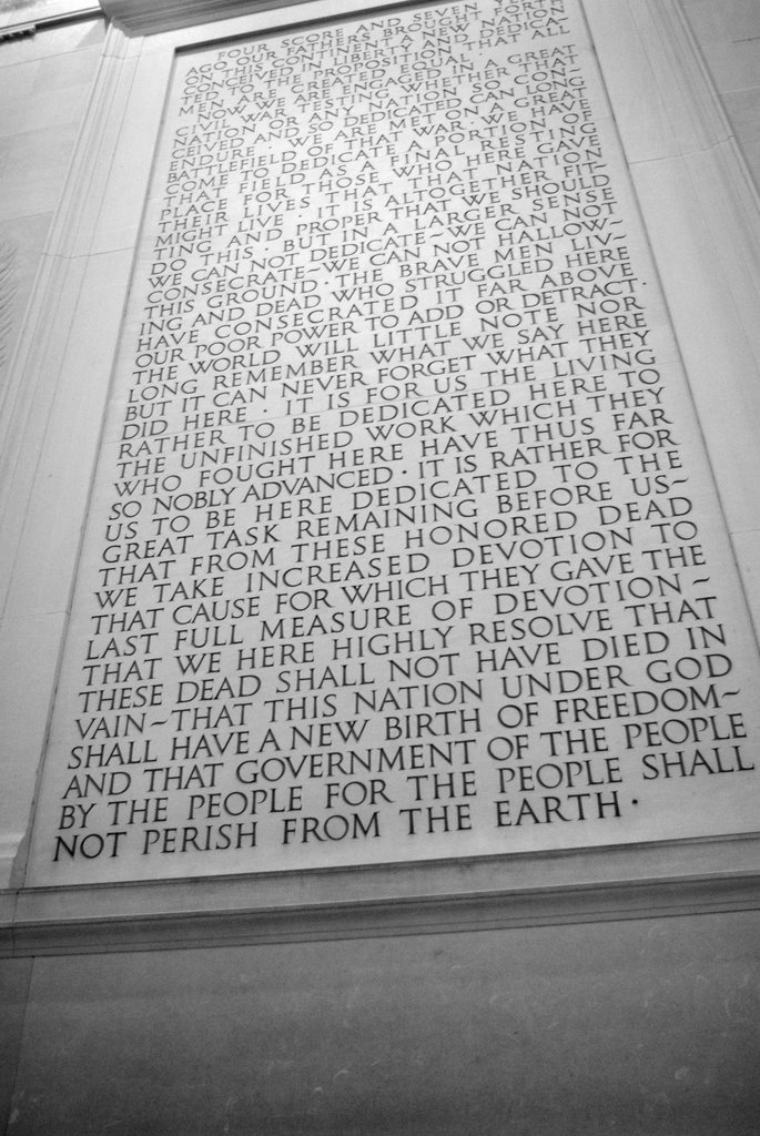 Gettysburg Address by P. Harvey