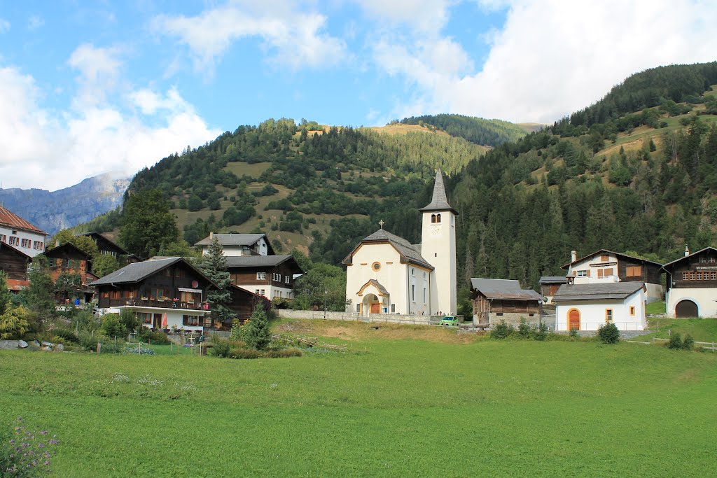 Inden - L'église paroissiale by Charly-G. Arbellay