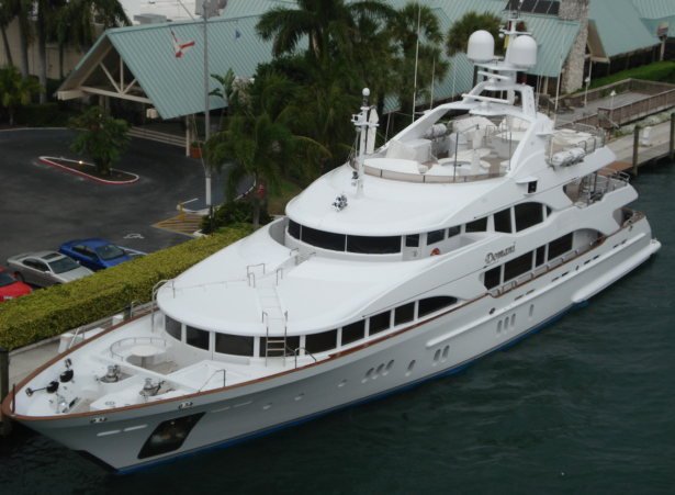 A beautiful Yacht docked at the Grand Hotel by altijay93