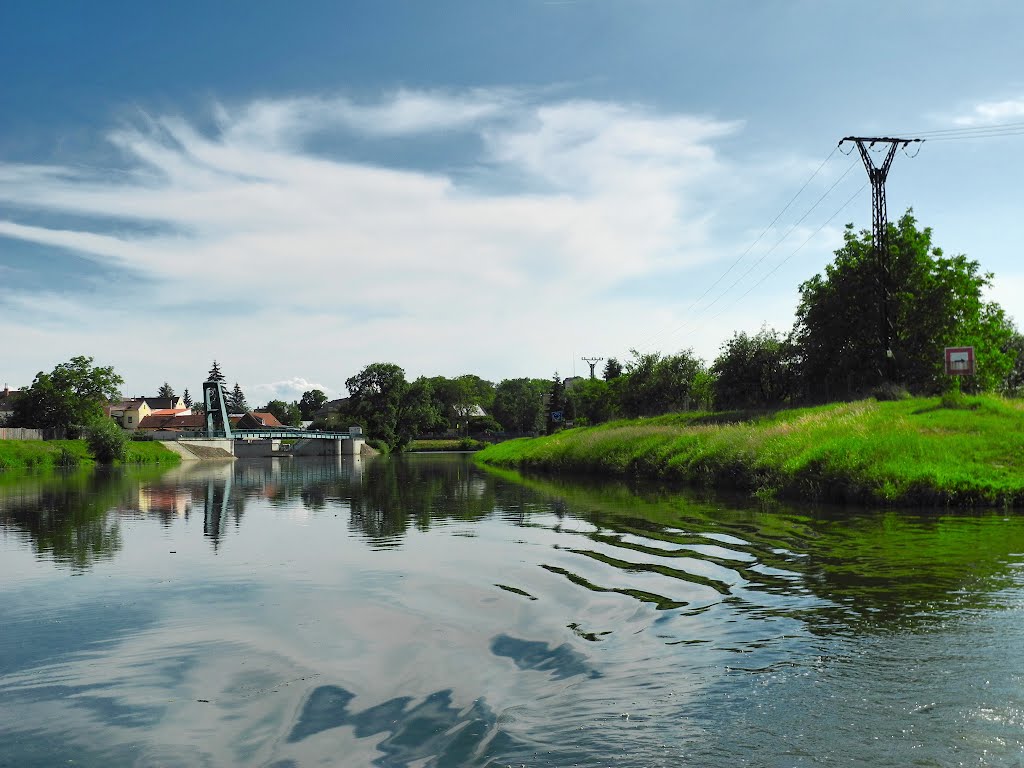 Veselí nad Moravou - Bata Canal and Morava river, Czech Republic by Canalous Guidemar