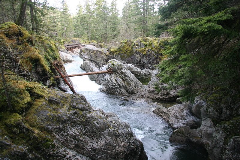 Little Qualicum River - Lower Falls by oktopus4