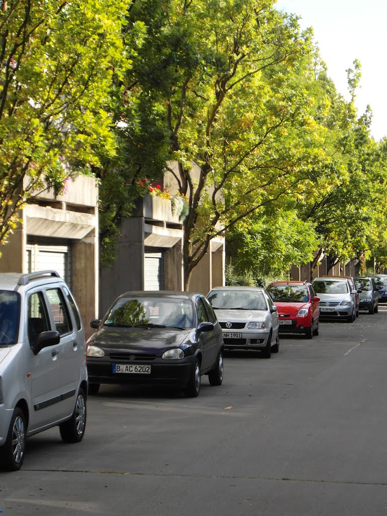 Nur Garageneinfahrten und Autos - Öffentlicher Raum im Ernst-Lemmer-Ring by IngolfBLN