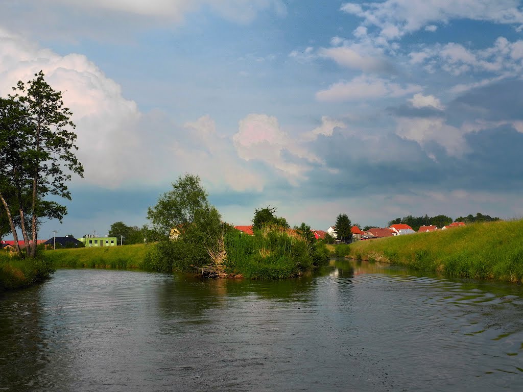 Petrov - Bata Canal and Morava river, Czech Republic by Canalous Guidemar