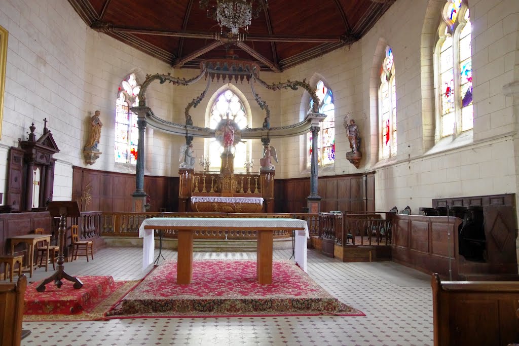 Chœur de l'Église Saint Pierre de Boissy lès Perche by Jean-Paul Dominique BERTIN