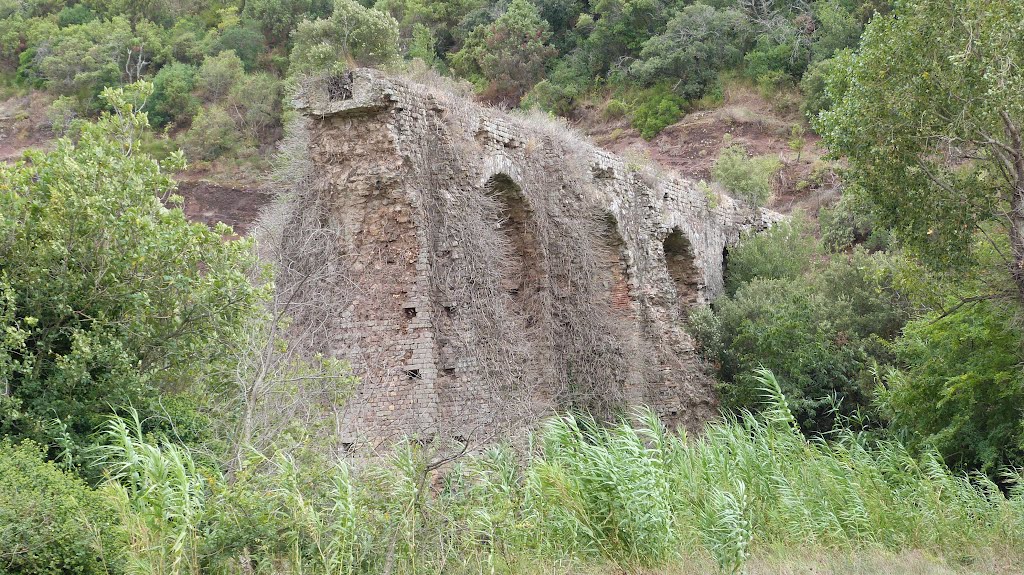 Restos de un acueducto romano cerca de Capitou, Fréjus (France). by Asenvi