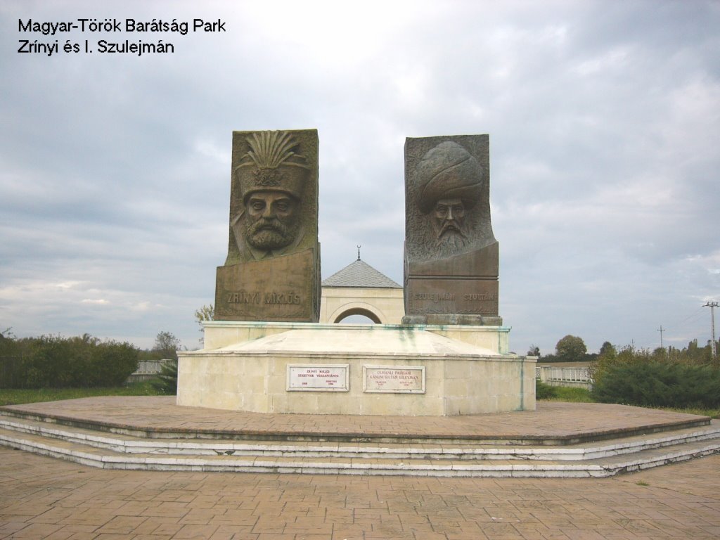 Magyar-Török Barátság Park (under the big picture you can find an url to the Park and Sultan Suleiman and Miklós Zrínyi ) by GyurIca