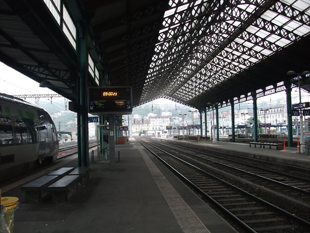 Gare de lyon perrache a 9 h du matin by Salomon BARZILAI & Jerome IBY