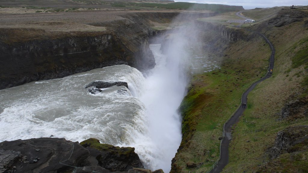 Island-Golden Circle Tour- Gullfoss- by Kit-Kat