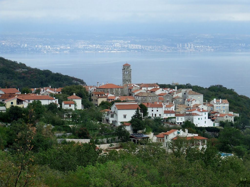 View - Brseč and Rijeka by Tom Portschy