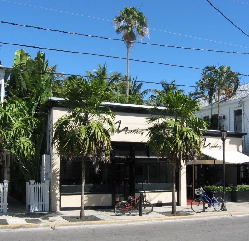 The tallest palm tree of Old Town in Martin's Restaurant by W.Baumgarten