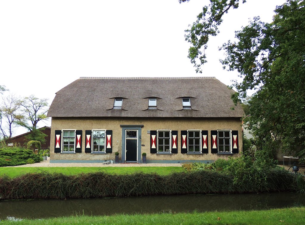 Mooie boerderij, Langbroekerdijk, Langbroek. by Ria Wentink