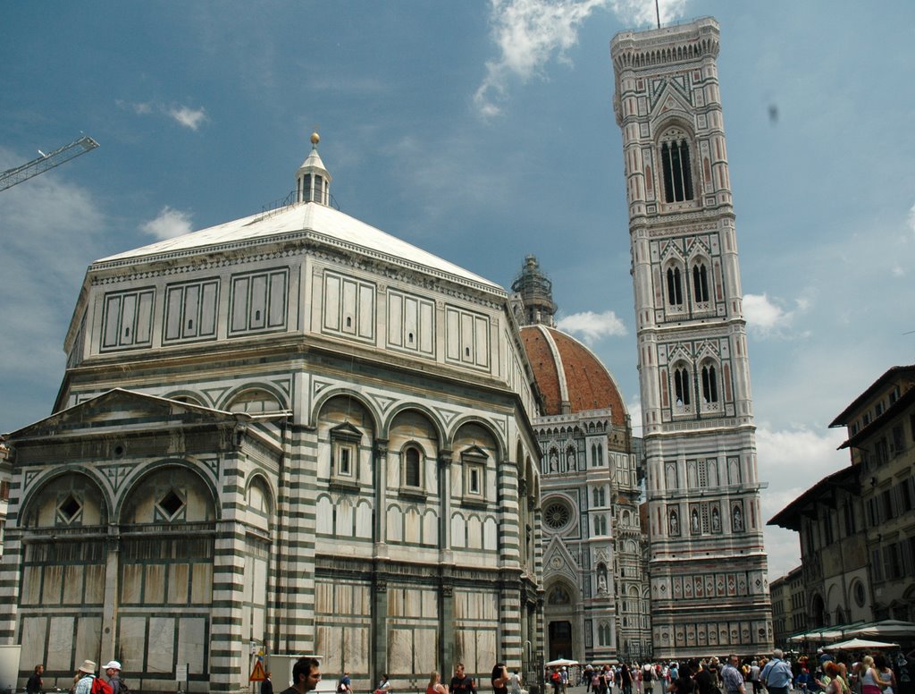 Baptistery, Giotto's Bell Tower and Duomo by jmunsie