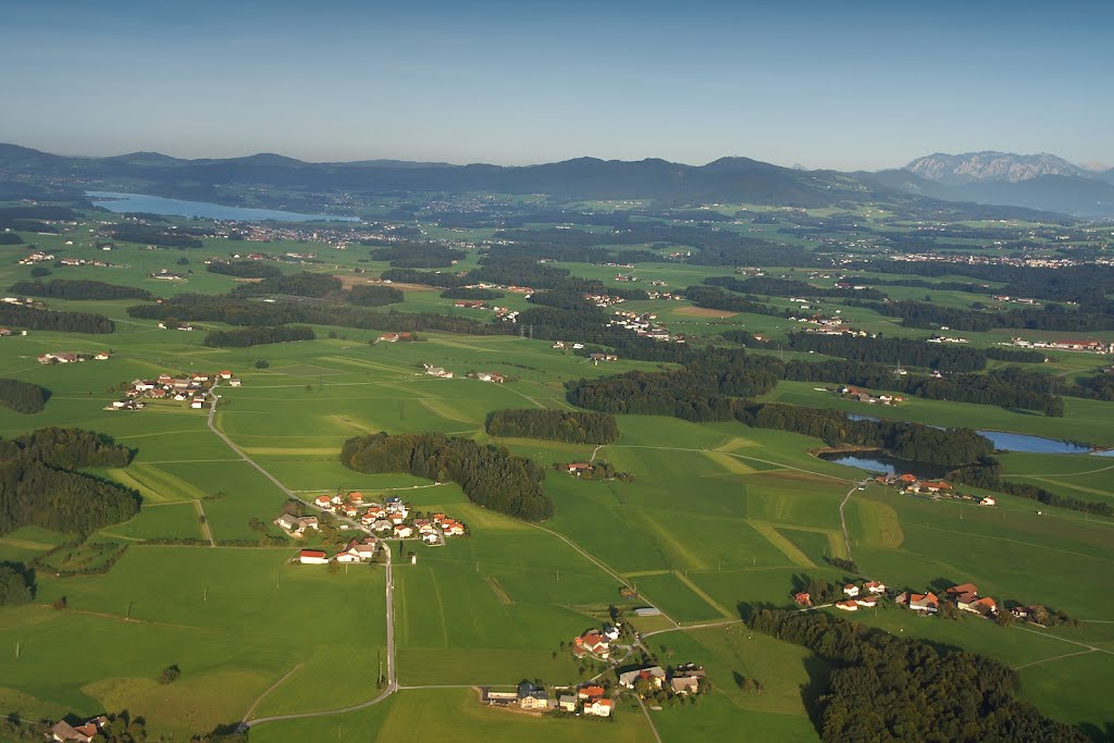 Flachgau Evening - Aerial View by Klaus Robl