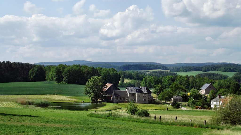 Blick vom Geiersberg, Kirchberg / Erzgebirge, Sachsen by Dachsbracke