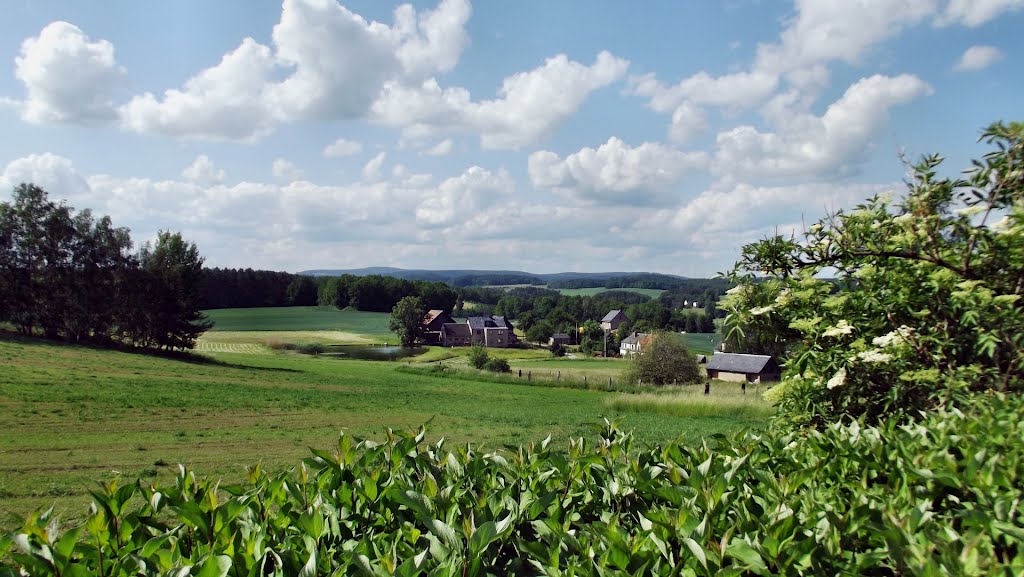 Blick vom Geiersberg, Kirchberg / Erzgebirge, Sachsen by Dachsbracke