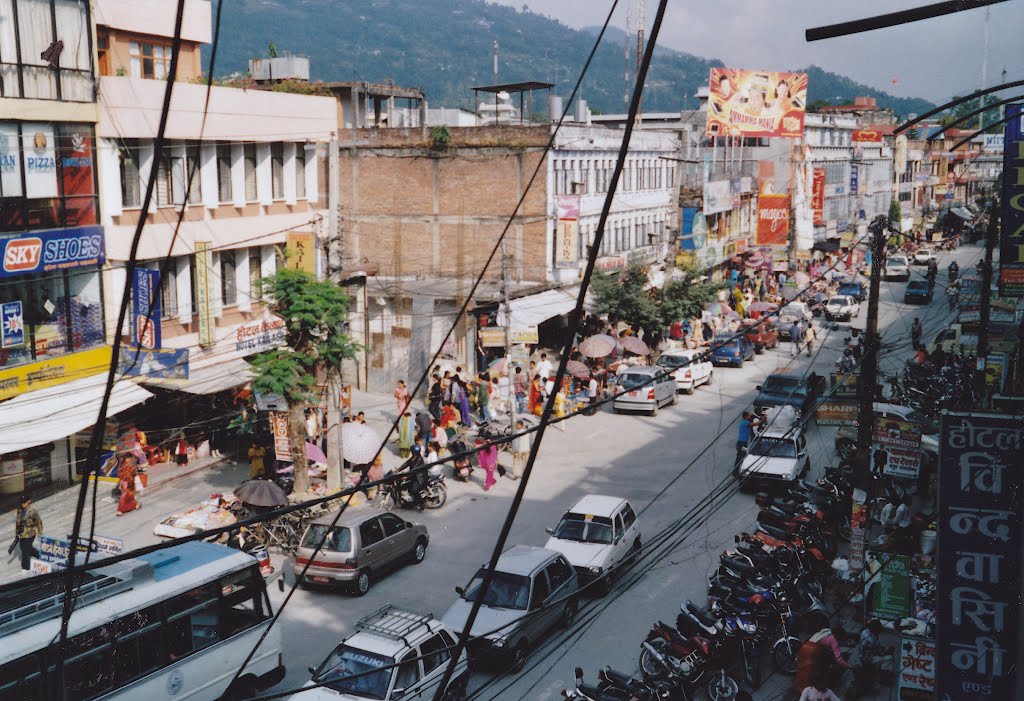 One of the main streets in Pokhara by nina.d.