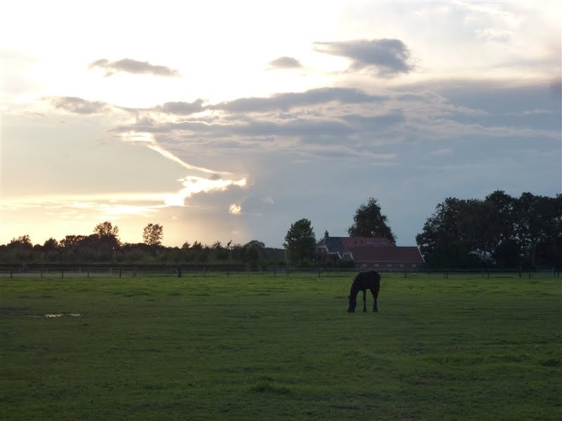 Zonsondergang in Siddeburen by Netty van der Deen - Flikkema