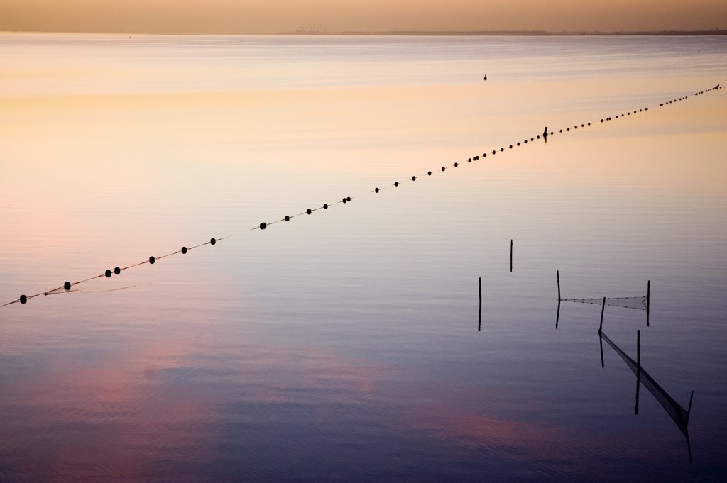 Haringvliet zonsopgang by johan weesie