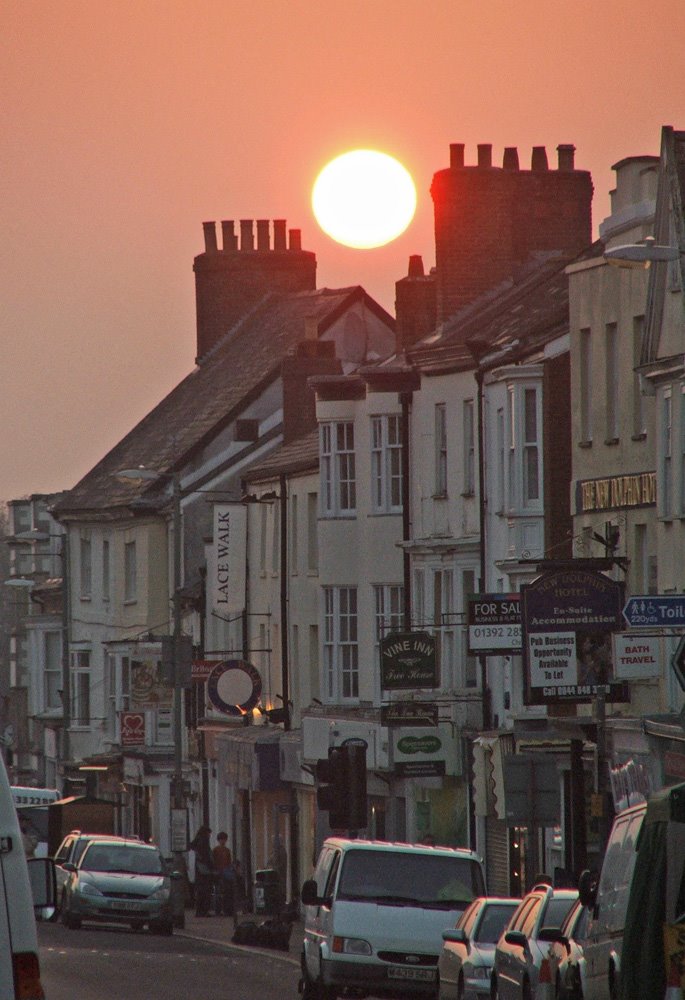 Honiton before sunset by ianwstokes