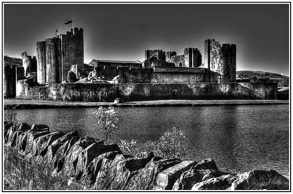 Castle caerphilly by Robert Hatton