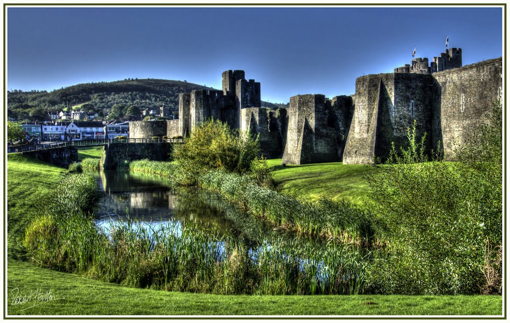 Castle caerphilly by Robert Hatton