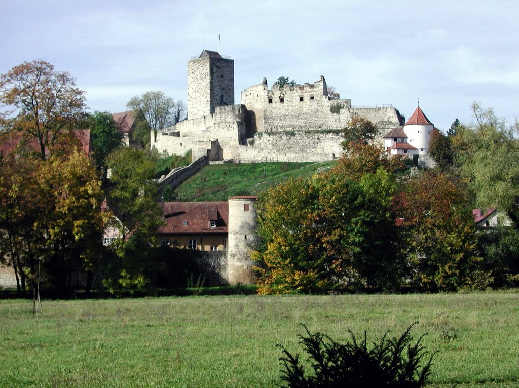 Burg Pappenheim Bayern by W. Sagner