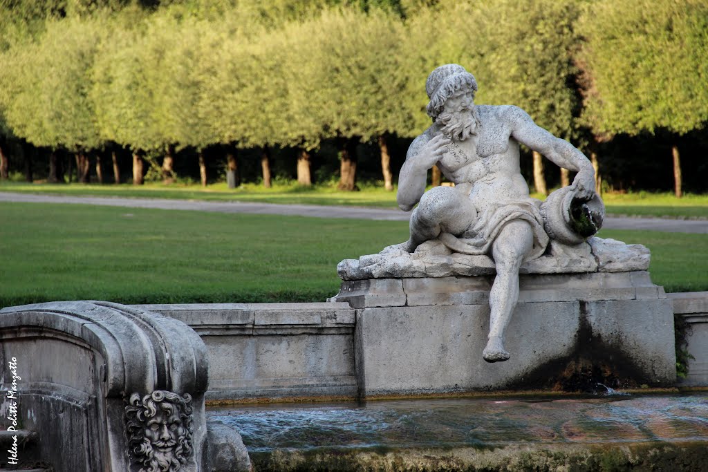 Detail of a fountain - Caserta Palace by Helena Politti