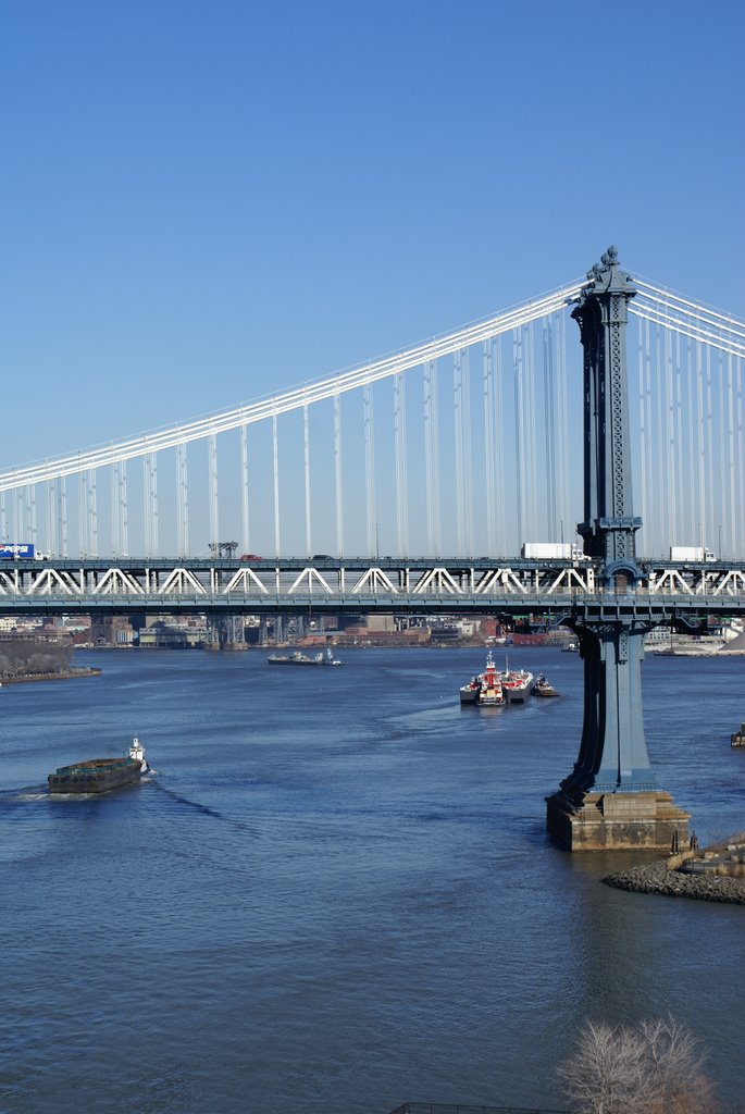 Manhattan Bridge by samuel Bellaud