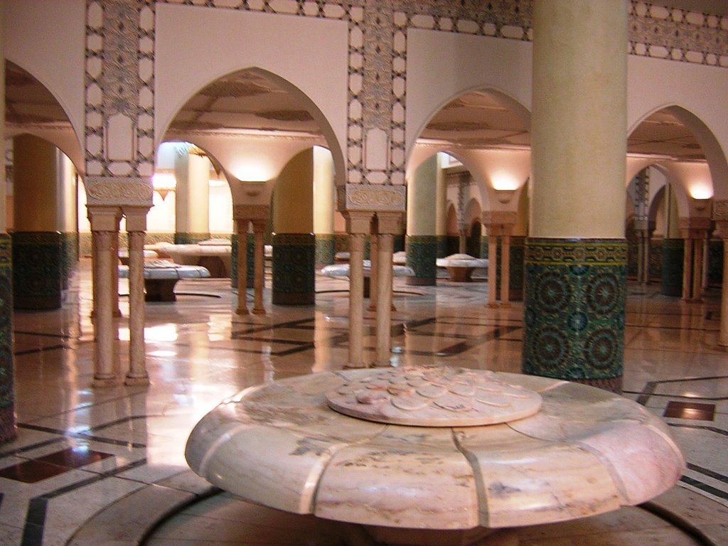 Casablanca - moschea Hassan II - interno by maresa maremagna