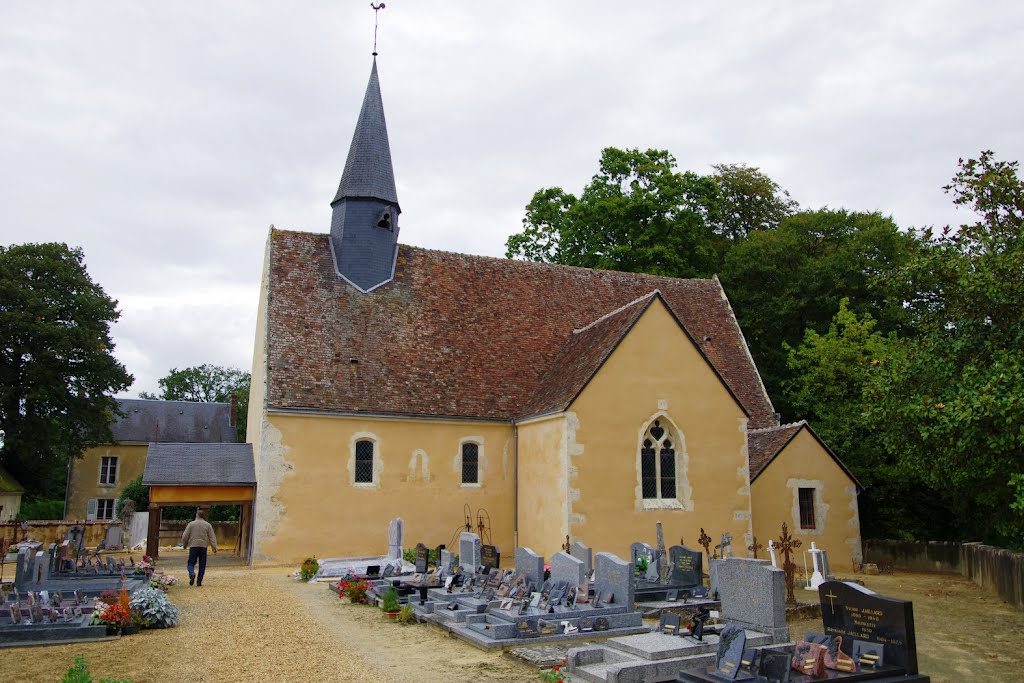 Église Notre Dame de la Nativité de Pouvrai by Jean-Paul Dominique BERTIN