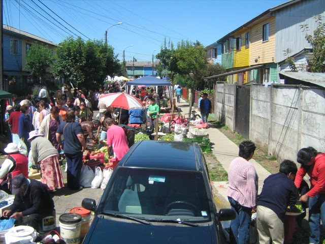 Mercado en Temuco by Santos Fernández