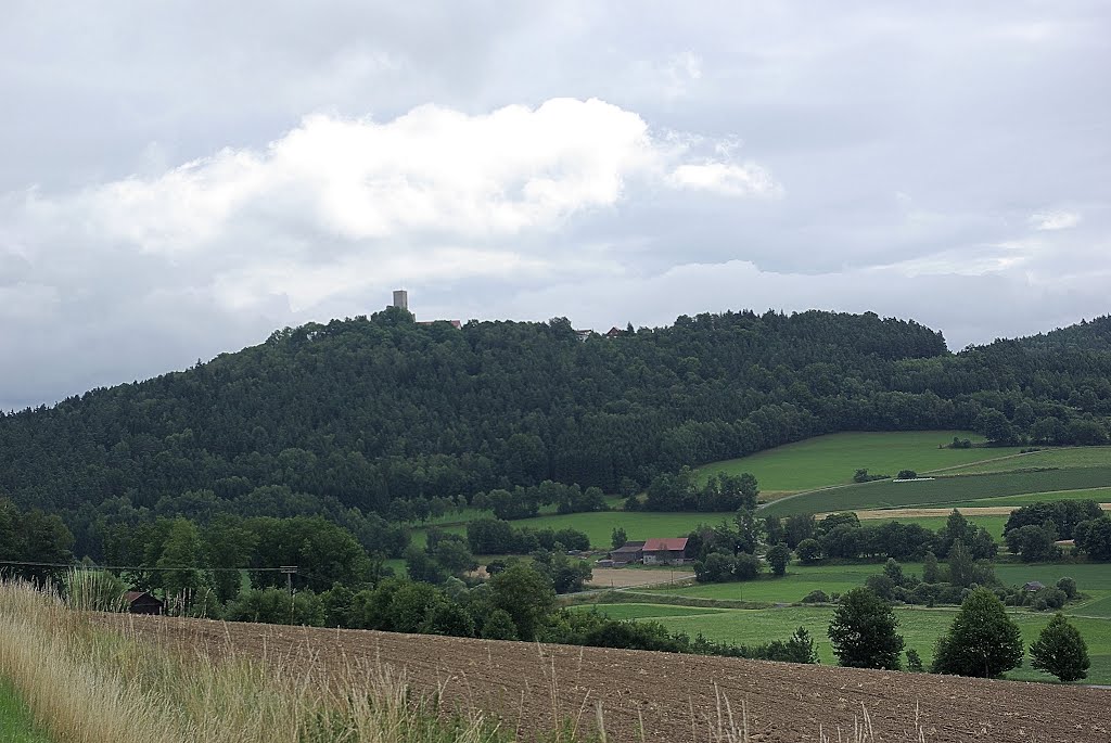 Landschaftsbild mit der Burgruine "Haus Murach" - Niedermurach, n.N-O (i) by Herzi♥81