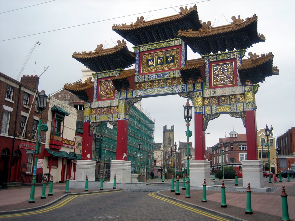 Liverpool, England. Chinatown. by Eivind Friedricksen