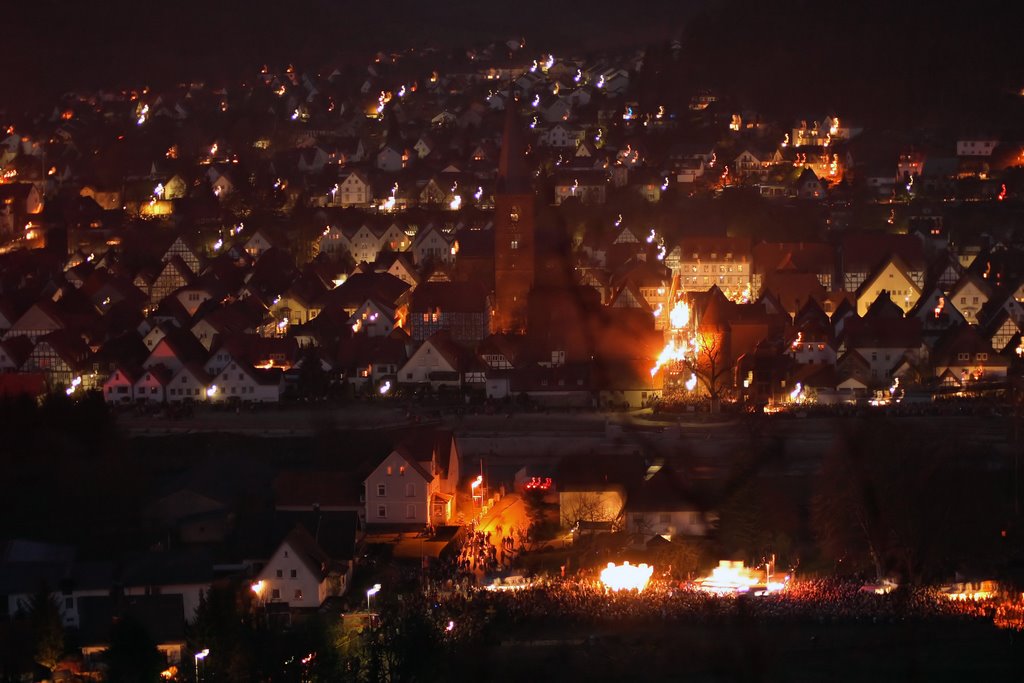 Blick vom Osterberg auf Lügde by ©owl