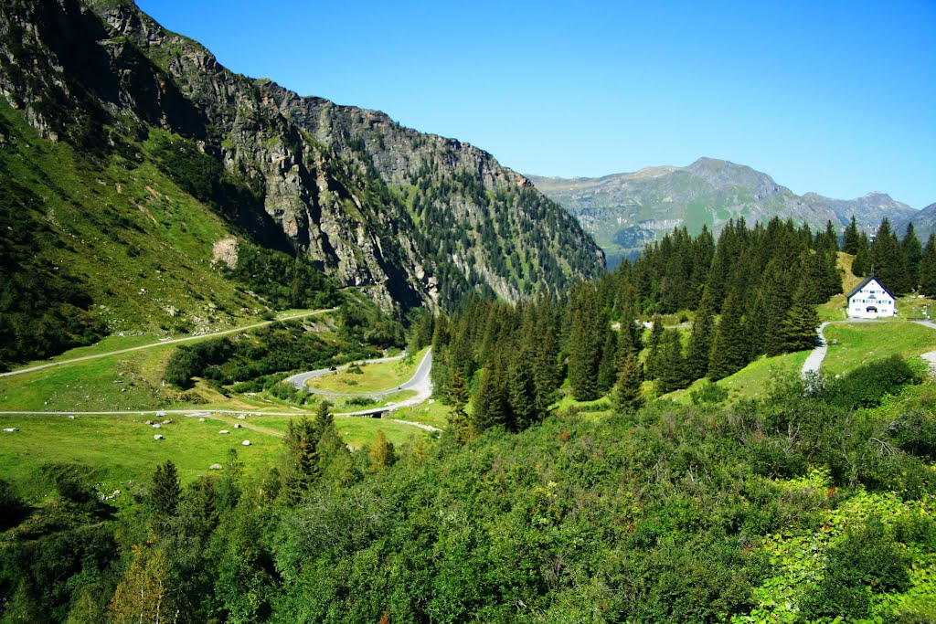 Blick vom Vermuntstausee Tal abwärts by Scott7777