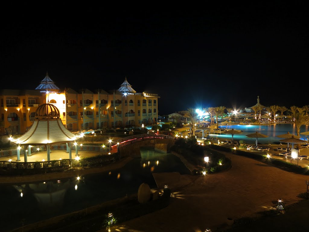 Dreams Beach Resort By night by MontyEmme