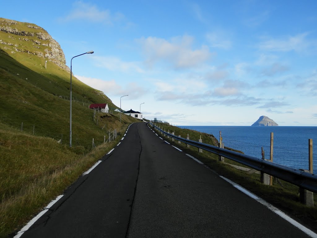 Skálavegur, the road to Sandvík, Hvalba Faroe Islands, 2 October 2012 by Eileen Sandá