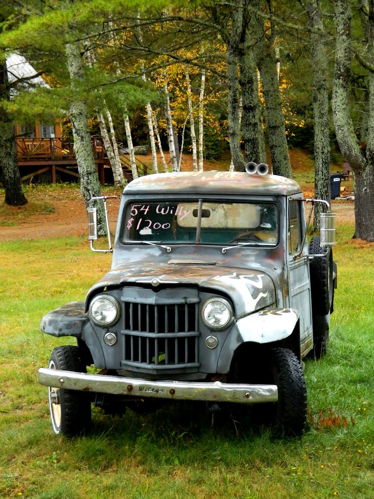 "For Sale: 1954 Willys, $1200". Saranac Lake, oct 4, 2012 by Tom Dudones