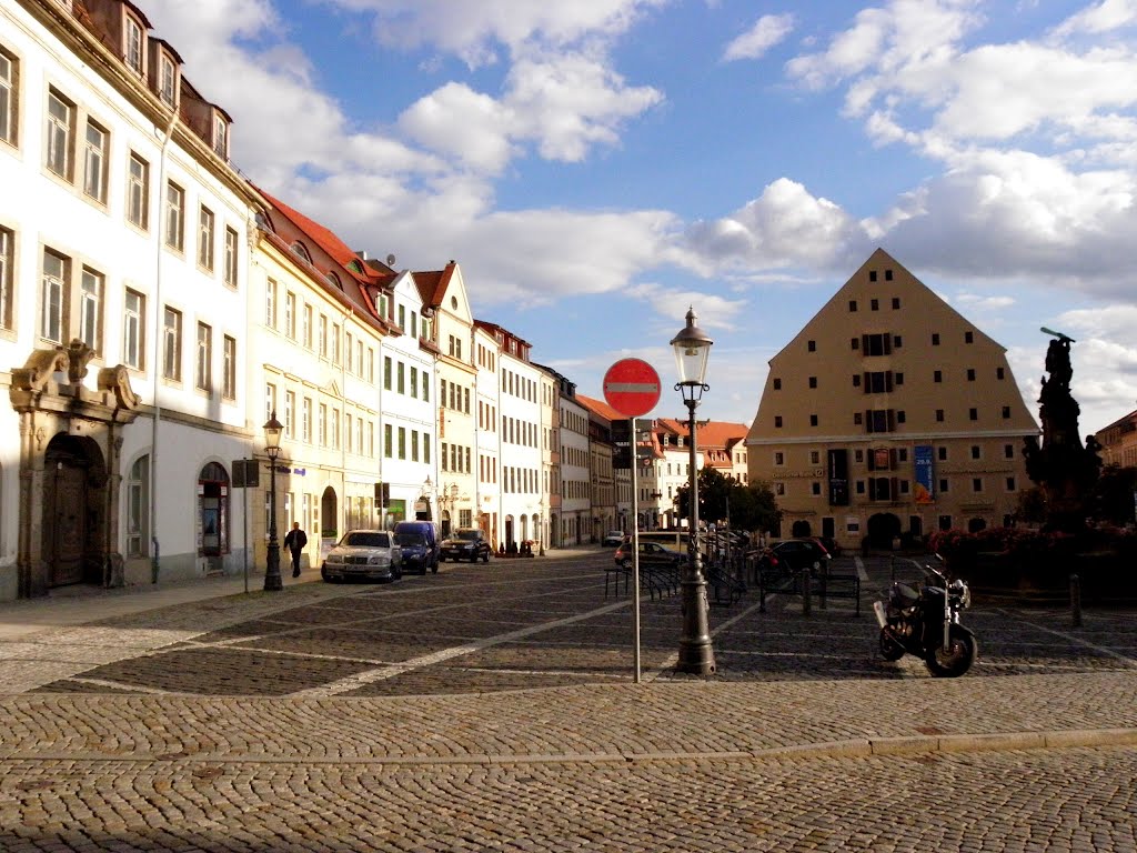 The salt house and the market square by Borys Godunow