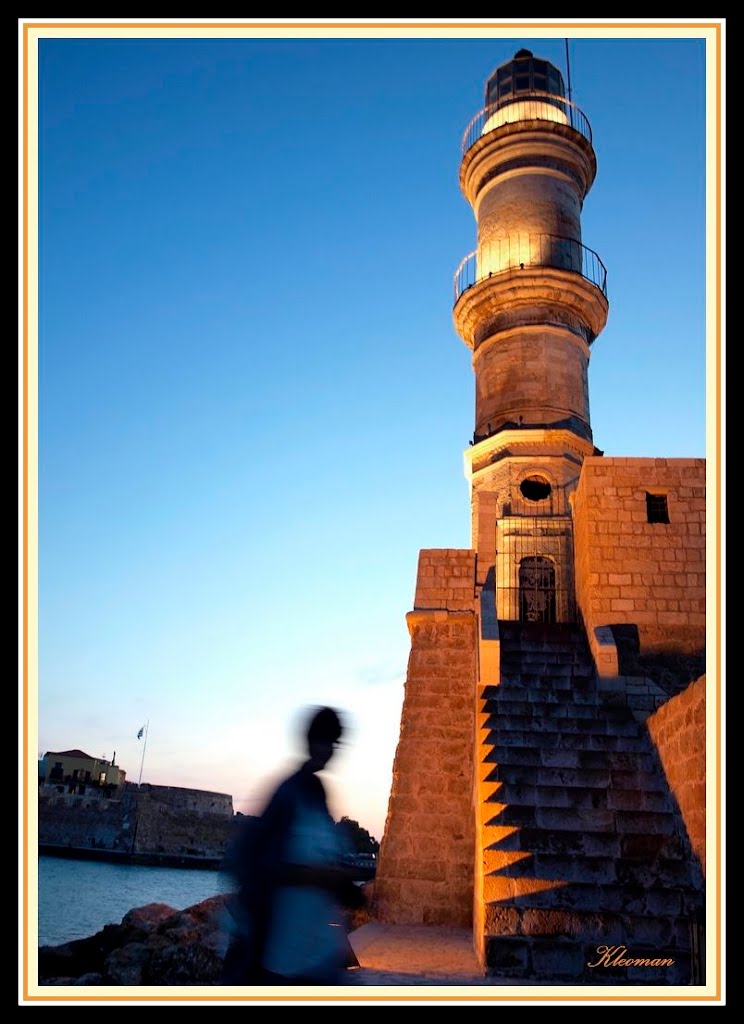 Φάρος, Χανιά. Lghthouse, Chania / Krete, Greece. by Kleopatra Manoliou