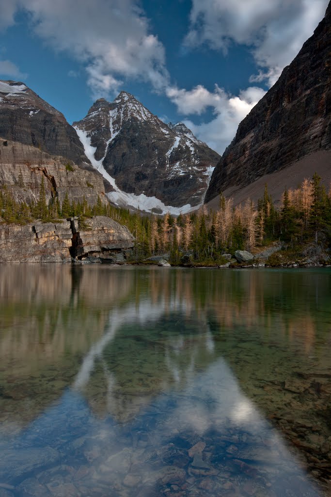 Victoria Lake Reflection by David Smith